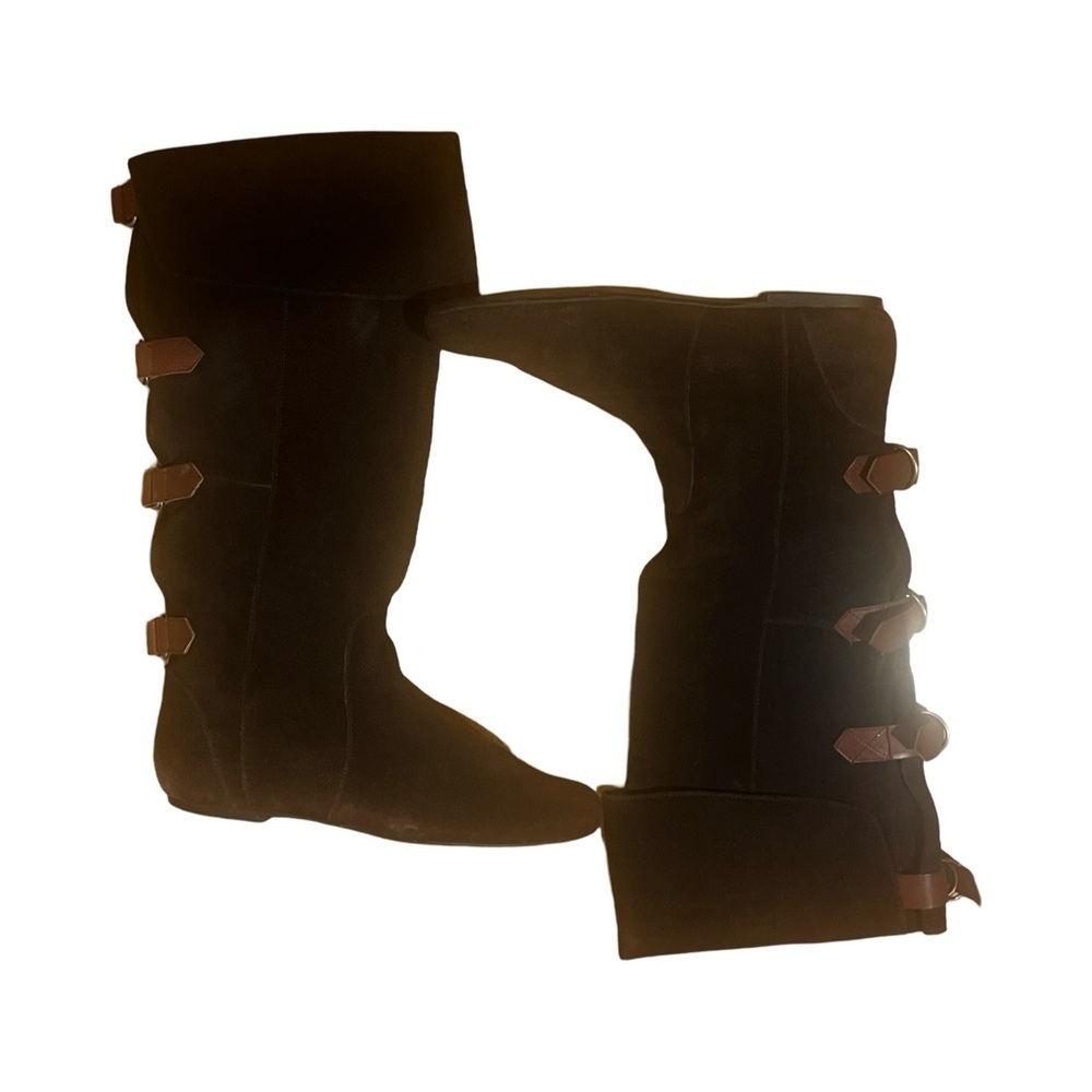 Used Dolce Vita Brown Suede Boots with Buckles.​ - Picture 4 of 7